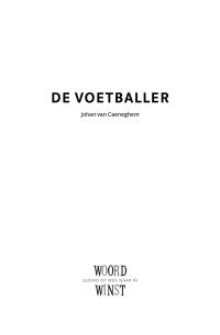 De voetballer